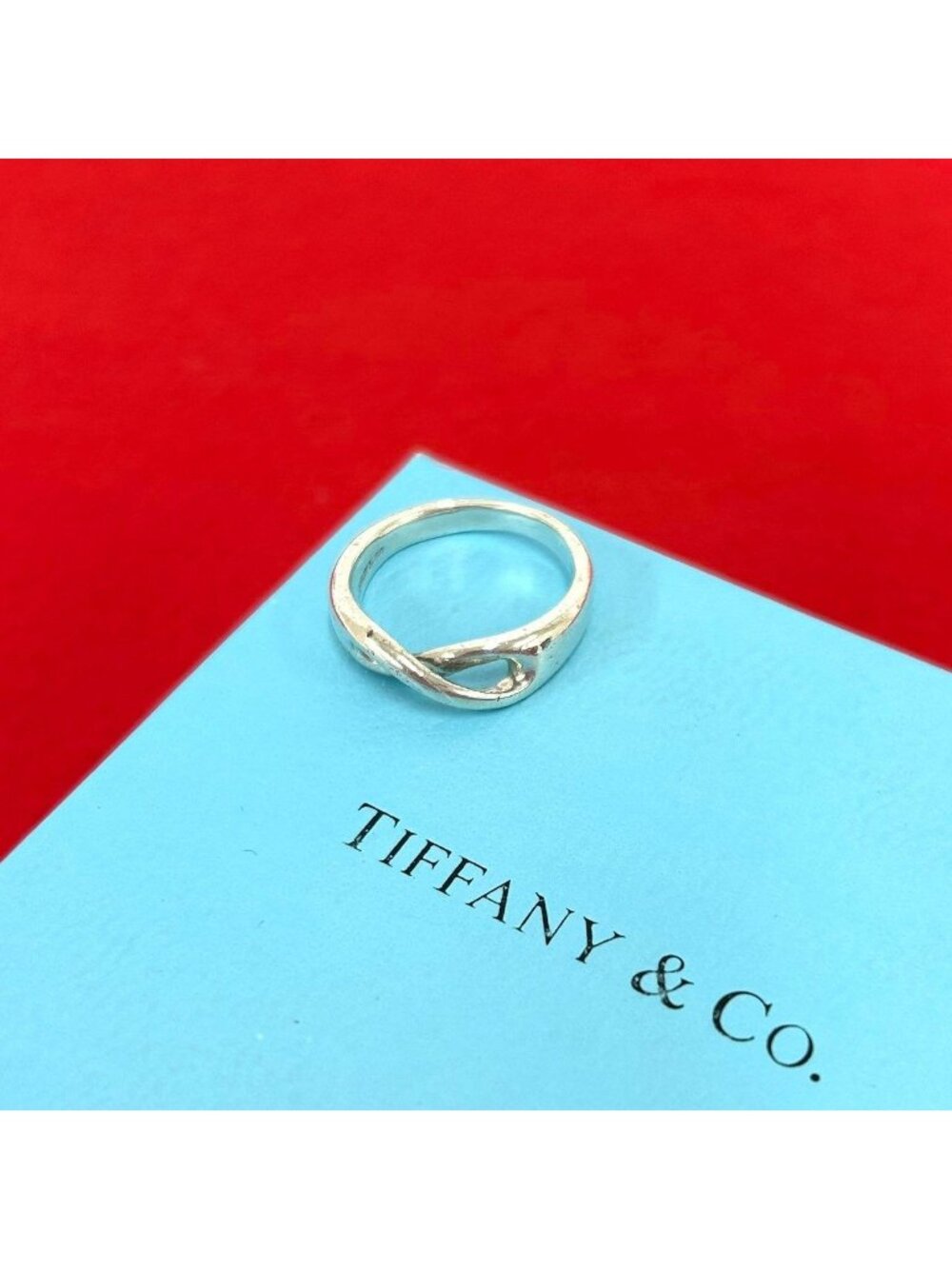 Tiffany & Co Infinity Ring 925 Sterling Silver